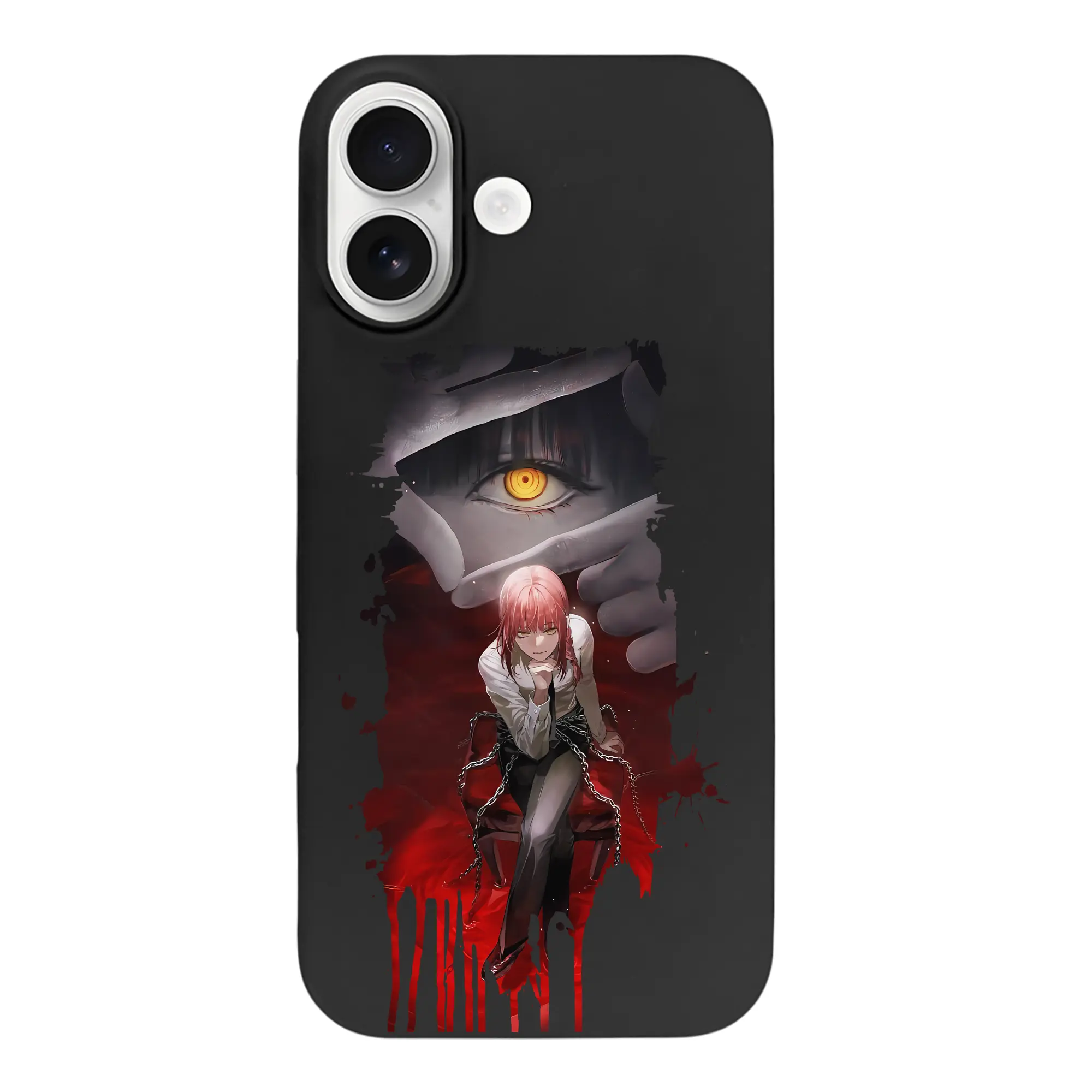 チェンソーマン グッズ,マキマ - iPhone 17 シリーズ シリコンケース 薄型 耐衝撃 指紋防止 ソフトタッチカバー 精密フィット 傷防止 保護ケース iPhone 17/17 Air/17 Pro/17 Pro Max 対応